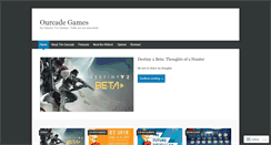 Desktop Screenshot of ourcadegames.com